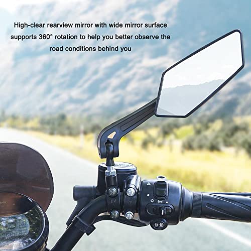 Espejo retrovisor para bicicleta eléctrica manillar gran angular giratorio montaña 2