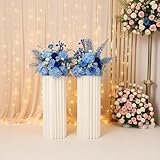 Ensemble de deux pièces : comme il s'agit d'un vase en carton de deux pièces pour centre de table de mariage, vous pouvez les placer à différents endroits lors de la fête ou du mariage pour vous laisser des souvenirs inoubliables.