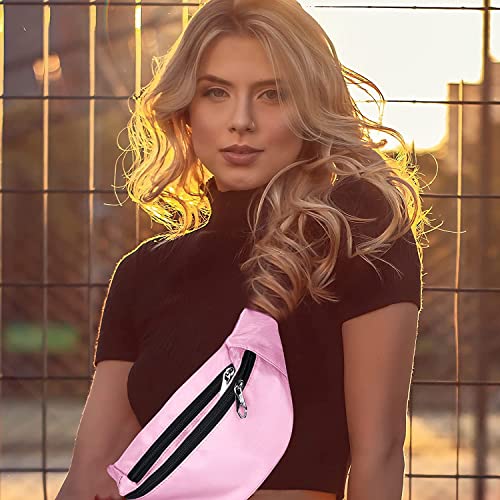 Image of Fanny Packs for Men and Women, Water-Repellent Sports Waist Pack Bag for Travel Hiking Running Hands-free