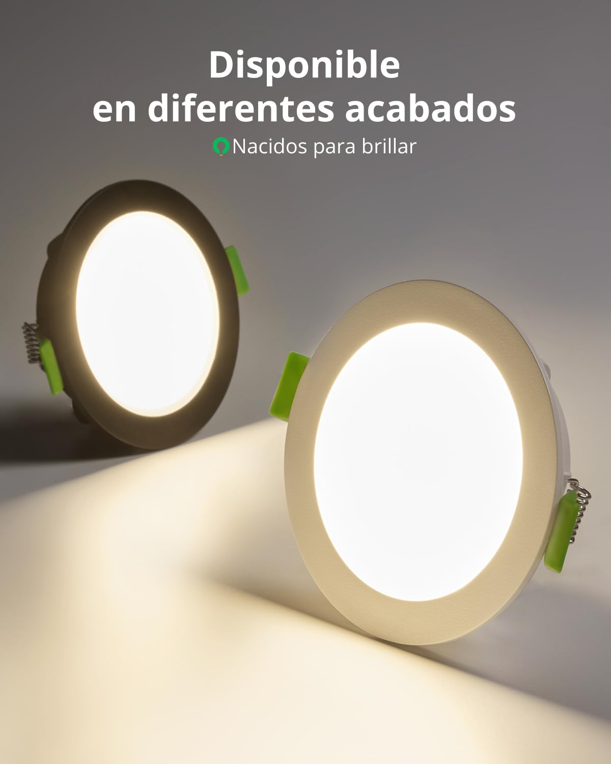 Bojim Downlight LED Techo Empotrable Negro IP65, 68mm - 80mm | Blanco Natural 4000K 230V 5W Ultrafino 35mm, Ojos de Buey LED Para Cocina Baño Habitación, 10 Pack