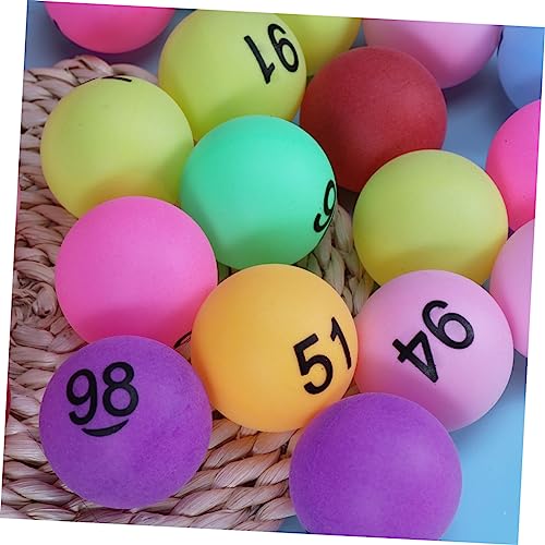 Sosoport 300 Peças De Tênis De Mesa Com Números Bolas De Pingue-Pongue De Loteria 500 Bolas Pequenas