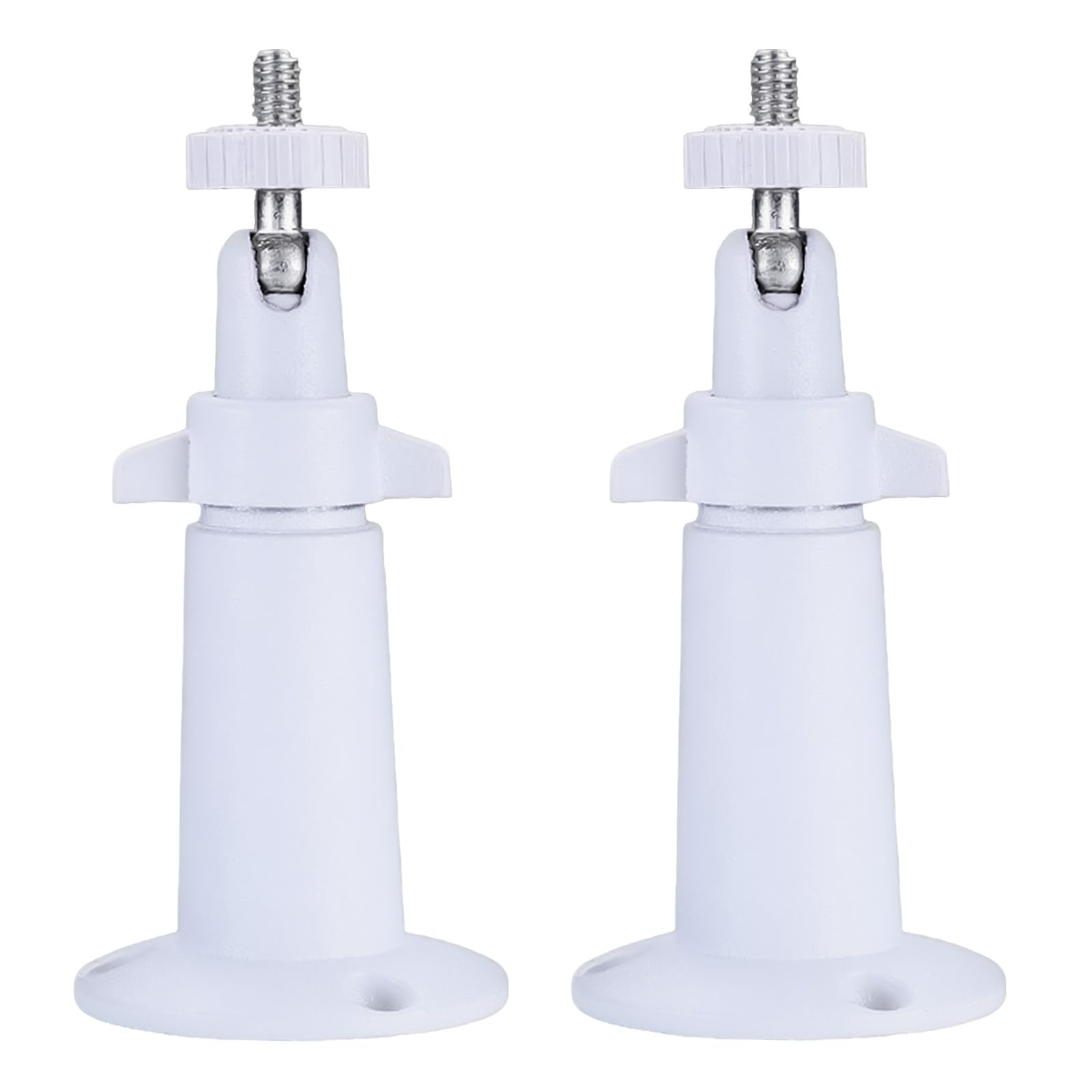【2 Pack】 Adjustable Metal Security Camera Wall Mount Bracket, Compatible with Arlo, Ring, Eufy & Standard 1/4'' Threaded Hole Cameras