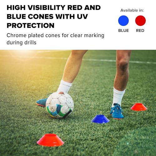 GSi Mini Cones for Sports Compact and Durable Set of 80, 5 Inch Training Cones for Soccer, Drills, Agility, and Kids Activities | Includes Carry Bag and Strap - Image 6