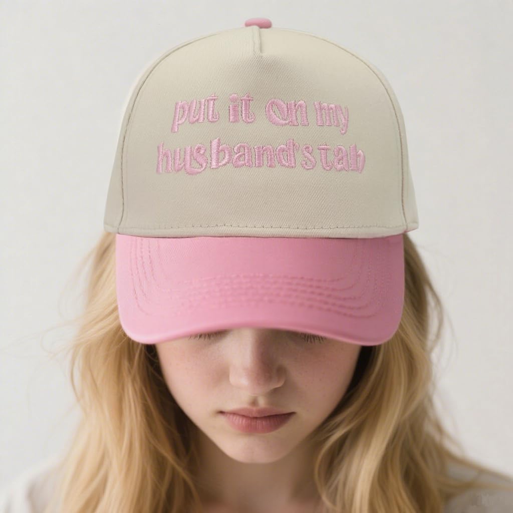 Put It On My Husband’s Tab Adjustable Hat red Trucker Hats Embroidery Hat Unisex Outdoor Vintage Funny caps - Image 6