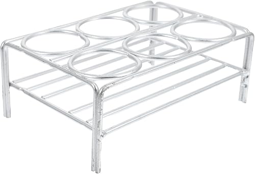 Baluue Estante de laboratorio Estante de crisol de metal Soporte de crisol de alambre de níquel Soporte de crisol Estante de base de crisol Soporte