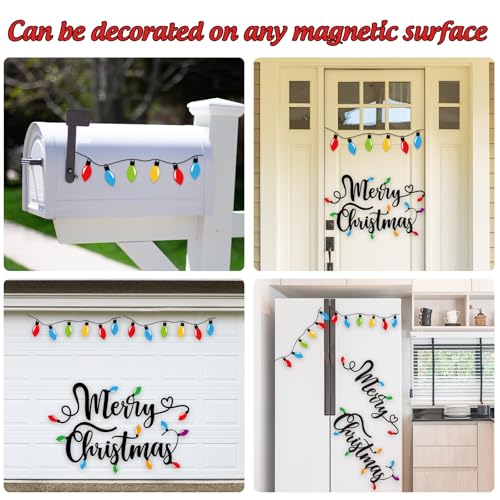 Imanes decorativos de Navidad para garaje 18 piezas miniatura 4