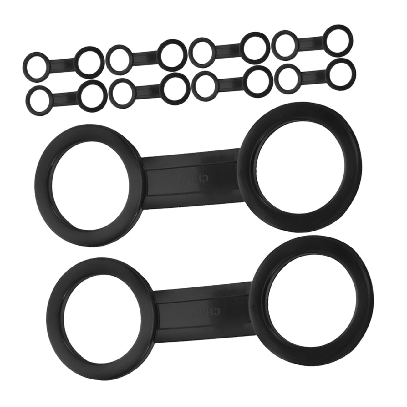 Mipcase 10pcs Snorkel Gear Spare Part Diving Breathing Tube Accessories Snorkel Clip Keeper Scuba Mask Strap Retainer Snorkeling Accessories