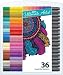 RoseArt Ultimate Artist Supertip Markers, 36 count
