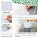 Drydiet 25 Pieces Disposable Toilet Mats 24 x 24 Inches Toilet Floor Protector from Urine Absorbent Non-Slip White Mat Base U Shaped Potty Cover Conceal Stains for Children Adult