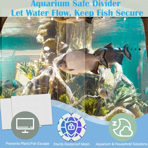 Image of 6 Pcs Plastic Canvas Sheets, 10.5x13.5In 7 Count Eye Mesh for Mask Cross Stitch, Rustproof Plastic Mesh Sheet Aquarium Dividers & DIY Crafts | Pre-Cut Smooth-Edged Needlepoint Canvas