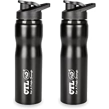 1L Thermosteel Water Bottle for Kids| Insulated Stainless Steel Flask for School Office Gym Travel | Leak Proof and Rust Proof Sipper Bottle with Flip-Top Lid Pack of - 2