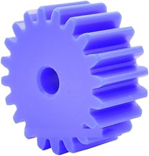 Piñón motor hardware transmisión mecánica 1pcs 28T-56T 2M Engranaje cilíndrico de nylon azul 28 30 32 34 35 36 38 40 42 44 45 48 50 52 55 56 dientes Engranajes de transmisión cilíndricos planos en