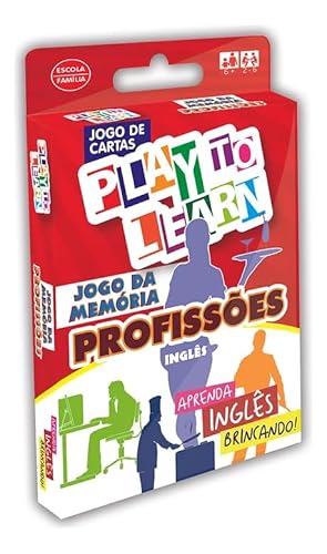 Jogo Educativo Jogo Da Memória Profissões Aprendendo Inglês