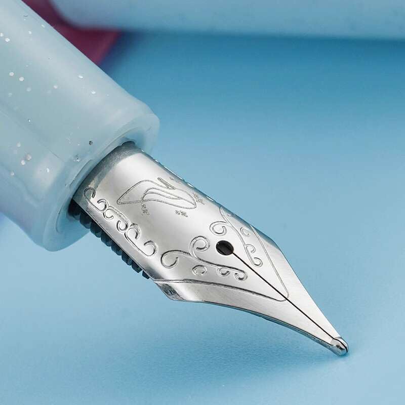Stylo plume à pointe gravée édition limitée calligraphie avec boîte