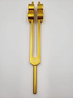 55Hz Candida Tuning Fork for Healing with Mallet and Velvet Pouch