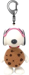 牛久保工芸社 スヌーピー スイーツシリーズ コスチューム キーチェーン チョコチップクッキー 約高さ60X横33X顔長さ42mm SN-389
