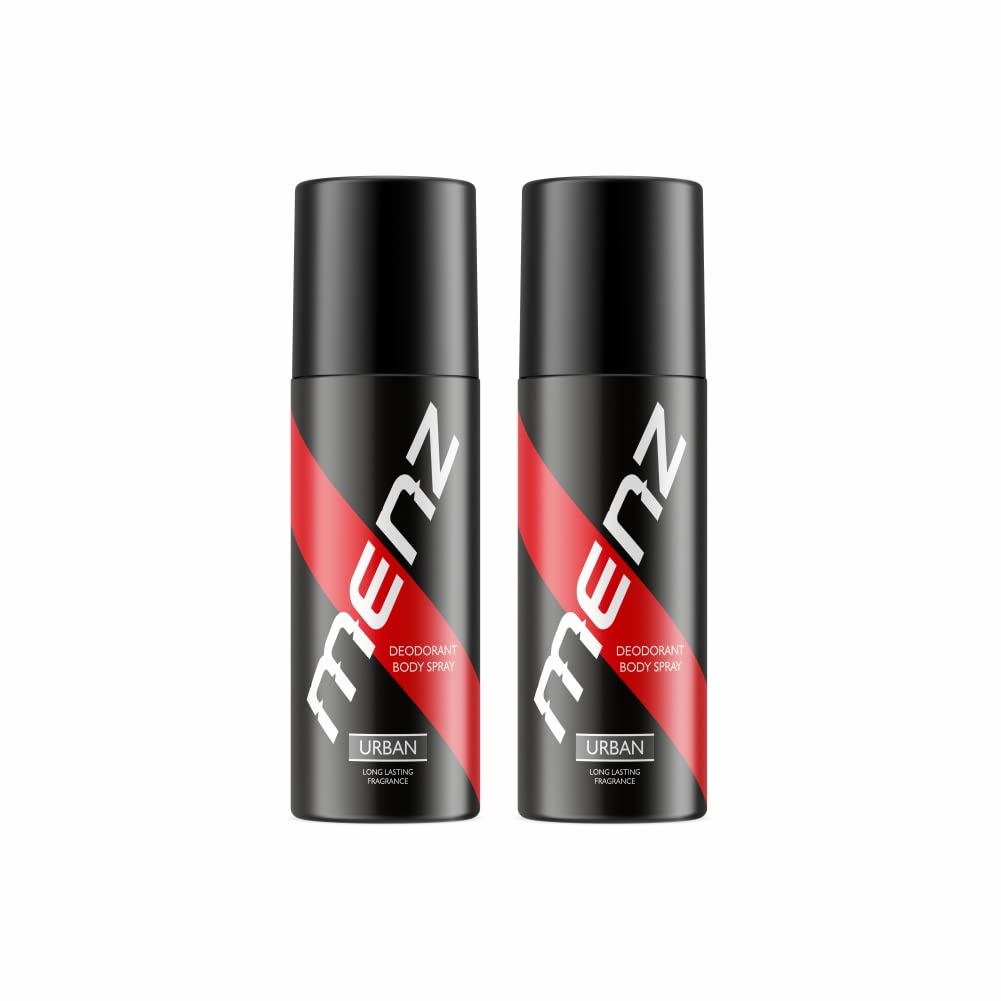 Menz Deodorant for Men | Deo | Body Spray | Fresh scent | long Lasting Fragrance | premium and luxury | Body odor protection | Body Spray (URBAN, Pack of 2)-image-37