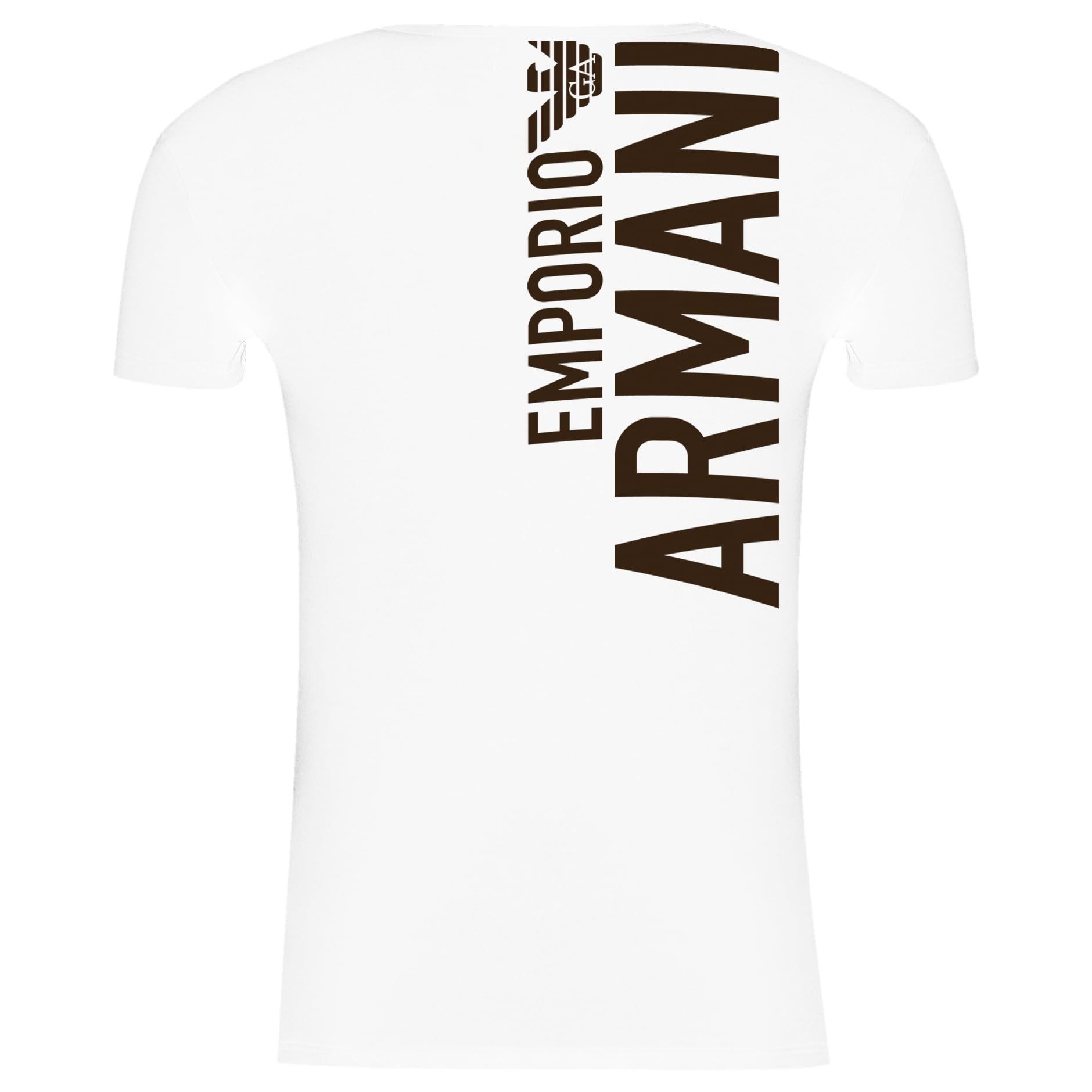 Emporio Armani Maglietta Uomo 211818 3R476, T-Shirt Manica Corta, Girocollo (Bianco, S)