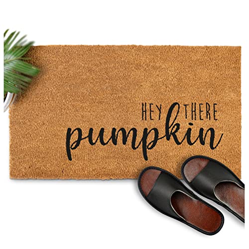 Hey There Pumpkin Doormat 30x17 Inch, Hey There Pumpkin Welcome Mat, Pumpkin Outdoor Mat, Halloween Door Mat Fall Door Mat Hey Pumpkin Door Mat Doormat Hey There Pumpkin Fall Welcome Mat Pumpkin Mat
