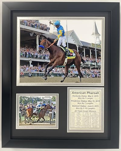 Photo American Pharoah 2015 Triple Crown cadre cadeau idéal