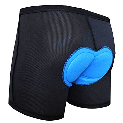 Cycling Underwear Shorts Padded, Lightweight Bicycle Riding Bike Shorts Men With Padding Black Medium #TOP7