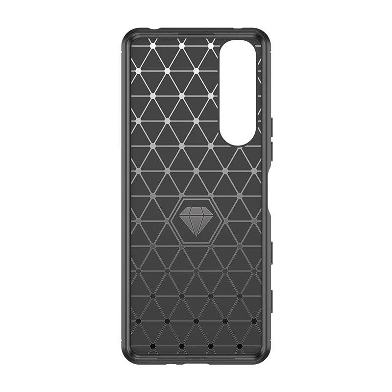 Image of Basic Case for Sony Xperia 1 II (1 2) (Carbon Fibre Blue)