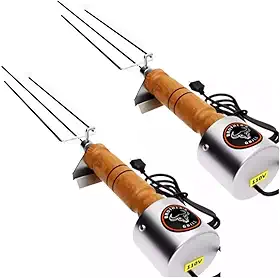 Kit Com 2 Espetos Giratório Elétrico (220)