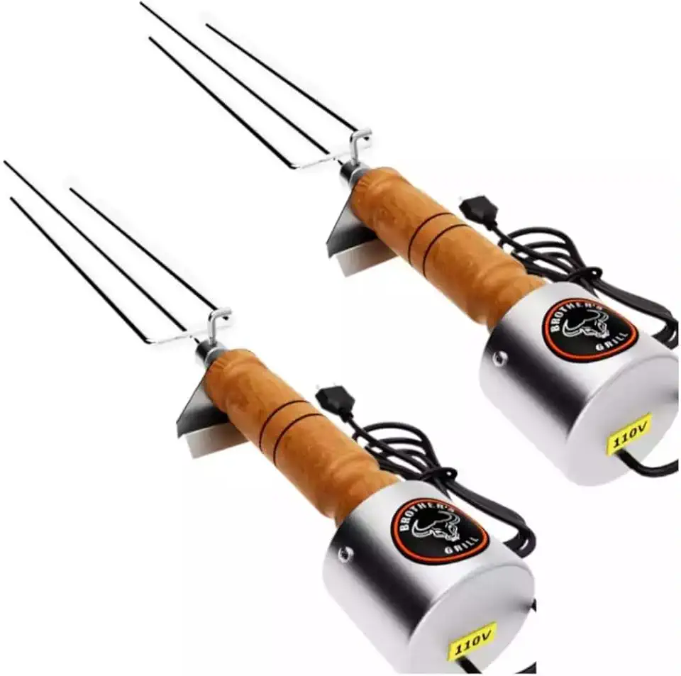 Kit Com 2 Espetos Giratório Elétrico (220)