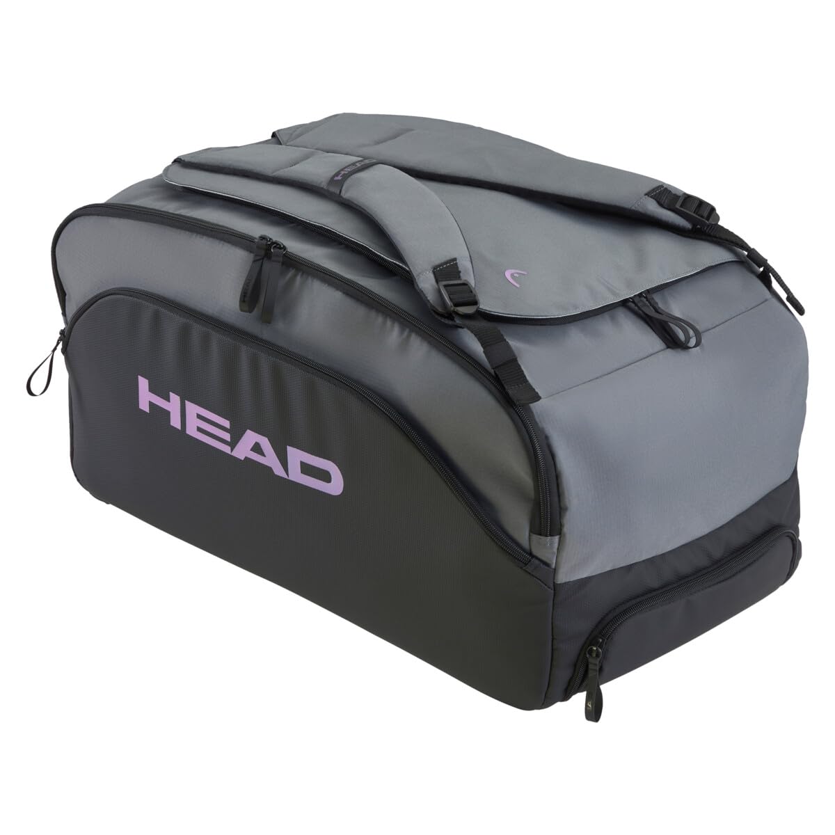 HEAD Pro X Padel Duffle Bag L (Black/Dark Green) – Heavy-Duty Padel Racket Bag with Climate Control Technology & Adjustable Backpack Straps-image-23