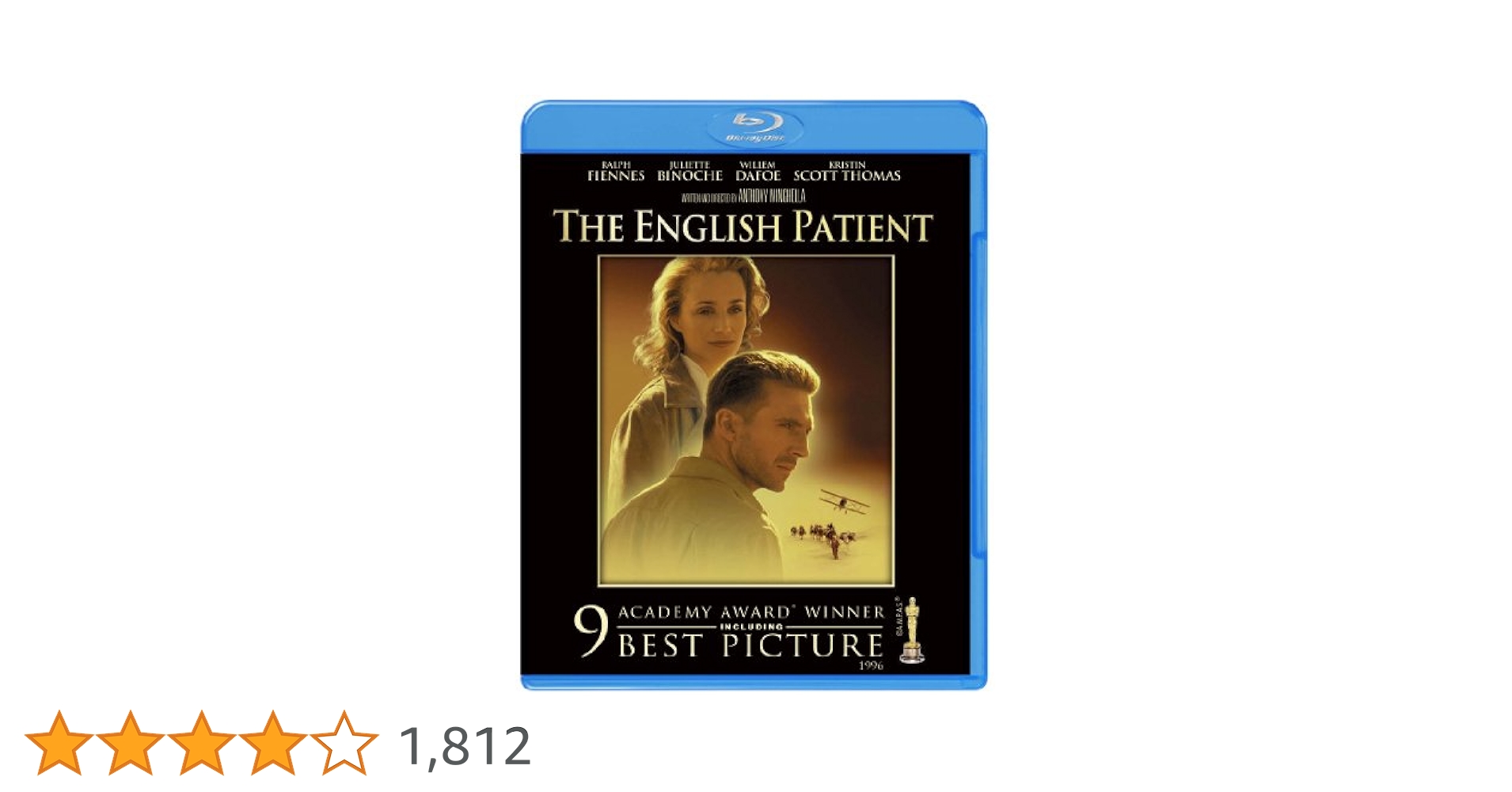 Amazon.co.jp: イングリッシュ・ペイシェント [Blu-ray