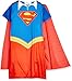 DC Comics - Disfraz de Supergirl oficial para niña, infantil 7-8 años (Rubie's 630987-L)