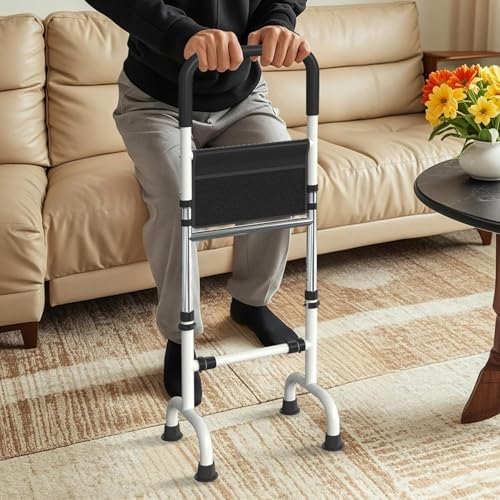 Stand Assist Aid for Elderly Chair Couch Standing Aids and Supports Hip Knee Surgery Recovery Aid Adjustable up to 400lb Height, Mobility Aids Tool Help get up for Seniors Bedside Toilets Bathrooms