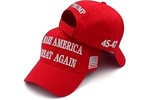 Trump 2024 45-47 MAGA Hat Donald Trump Make America Great Again Slogan...