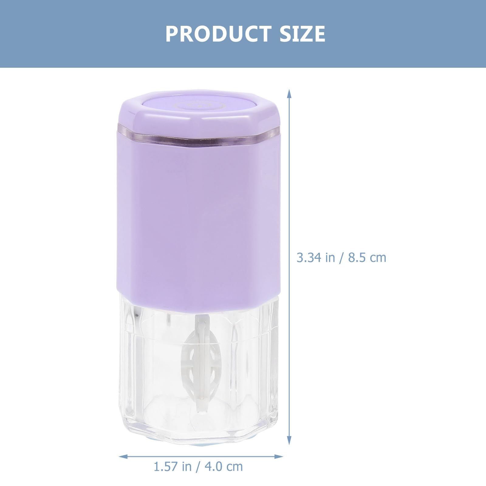 Pulitore per Lenti Elettrico Rotante Ricarica USB in Abs, Macchina Portatile la Pulizia delle Lenti per Casa e Viaggio