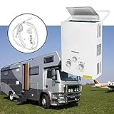 6L 12KW Portable Tankless Hot Water Heater 2 GPM RV's & Campers Propane Gas LPG