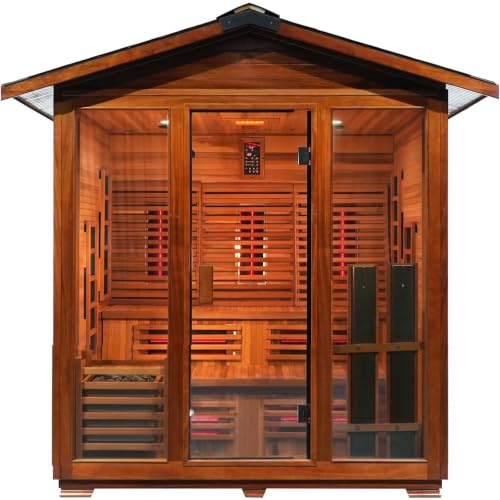 4-6 Person Outdoor Full Spectrum Infrared & Traditional Stea