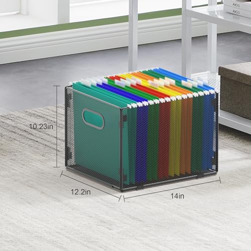 samstar Organizador de arquivos suspenso, organizador de pastas de arquivos de malha, caixa de arqui