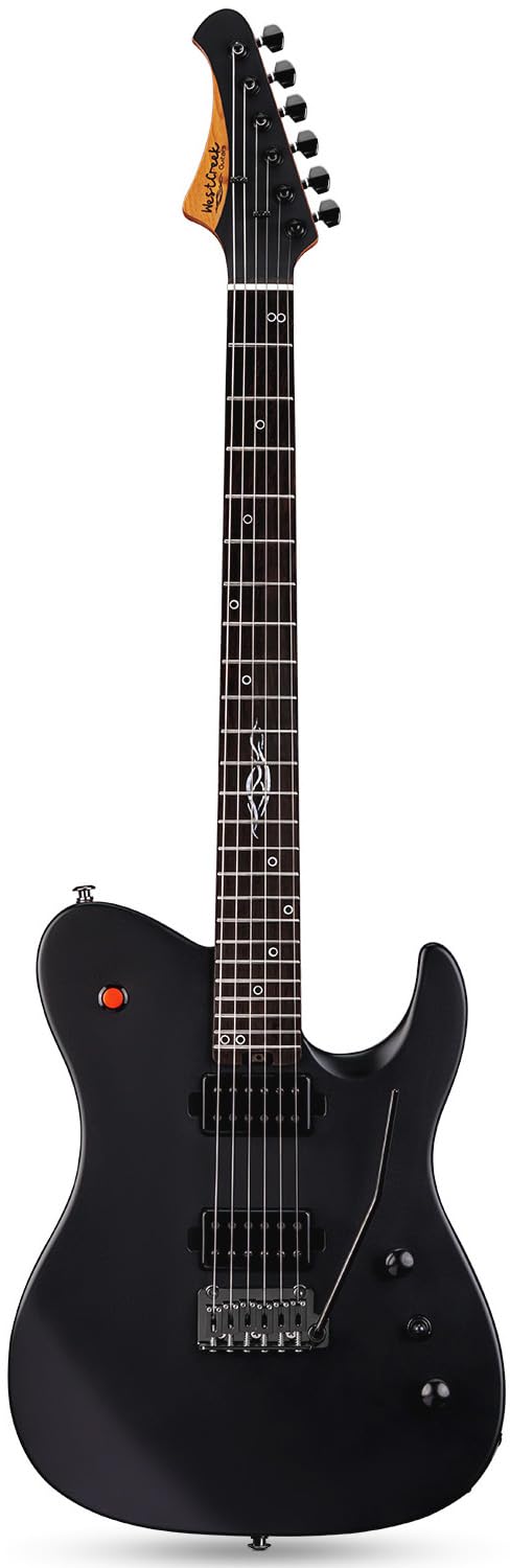 Amazon.com: WestCreek Helyx Electric Guitar, Mahogany Body
