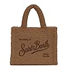 Saint Barth MC2 BORSA A MANO MINI VANITY IN ECOPELLICCIA MARRONE