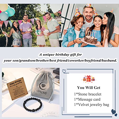 Upromi Birthday Gifts For Boys Age 6 7 8 9 10 11 12 14 16 18 Year Old Boy Birthday Gift Ideas, 13Th 15Th 16Th 18Th Birthday Gifts Decorations For Teenage Teen Boys Son Birthday Bracelet #TOP5