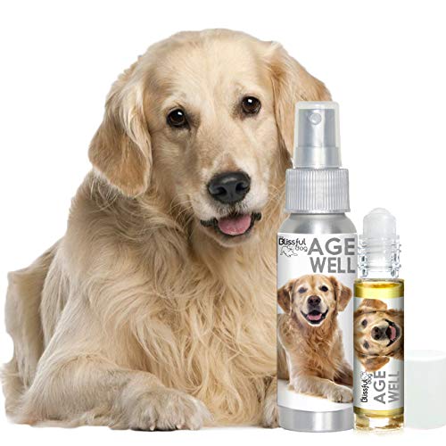 Image of The Blissful Dog Golden Retriever Age Well Dog Aromatherapy Roll-On Bottle for Your Dog's Peaceful Ageing