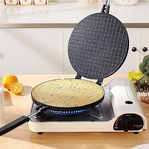Cône d'oeuf croustillant et gaufrier double face pour support de collation - 7