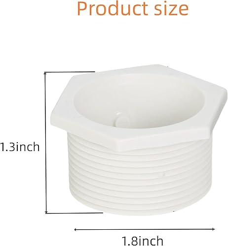 Miniatura 2 de Conector universal de repuesto Polaris 6-500-00 (UWF), ajuste exacto para limpiadores de piscinas Zodiac Polaris 180 280 280 280 Tanktrax 360 380