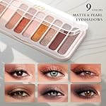 Color Nymph All In One Makeup Kit For Teens And Girls With Waterproof Handbag Makeup Kit Included 9 Colors Matte And Pearl Eyeshadow Palette Liquid Blush, Double Ended Lipgloss Concealer Brush Mascara - Image 3