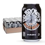 Dr. Brown's Draft Style Root Beer Soda - A New York Original - 24 Cans Kosher, Gourmet Soda Pop - Root Beer Craft Soda - 24 x 12 oz Cans