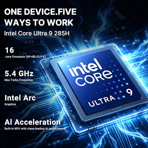Image of ASUS Zenbook Duo AI Powered 2-in-1 Laptop, Dual 14 inch WUXGA OLED Touch Display, Intel Core Ultra 9 285H, 32GB LPDDR5X, 5TB Storage (4TB SSD+1TB Docking Station), Backlit Keyboard, Wi-Fi 7, Win11, Gray
