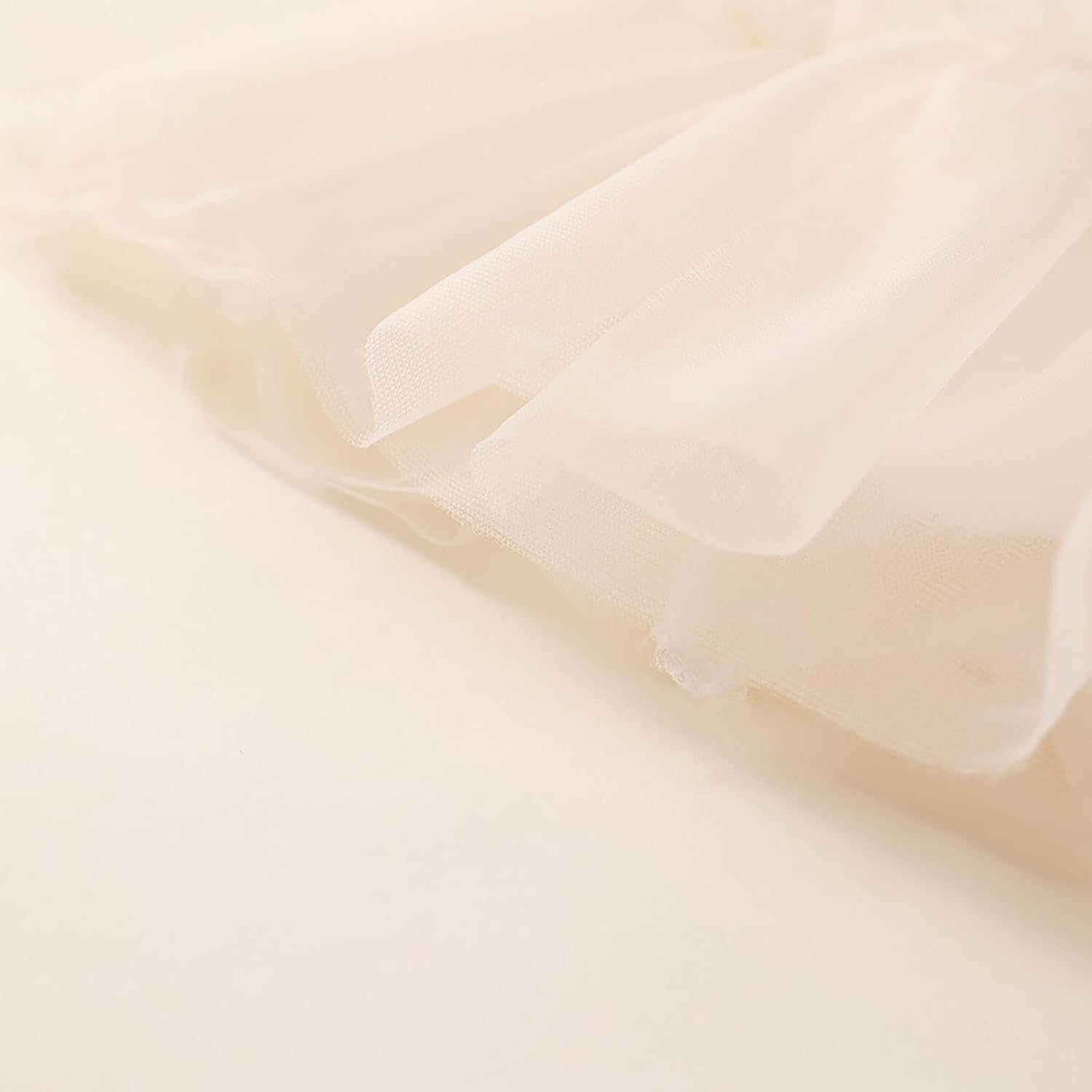 Girls Tulle Pettiskirt Elastic Waist Fluffy Tutu Mini Skirt Ruffle Hem Princess Party Wear Cute for Toddler Girls