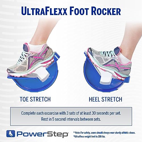 PowerStep UltraFlexx Foot Rocker, Foot and Calf Stretching, Pain Relief for Plantar Fasciitis, Achilles Tendonitis, Shin Splints, Increased Flexibility & Strength - Thumbnail 6