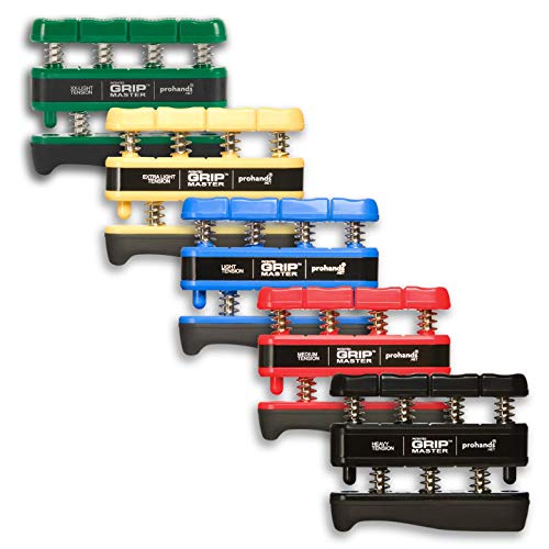 Prohands Gripmaster Hand Exerciser Finger Exerciser Hand Grip Strengthener Spring-Loaded Finger-Piston System Isolate & Exercise Each Finger product thumbnail 16