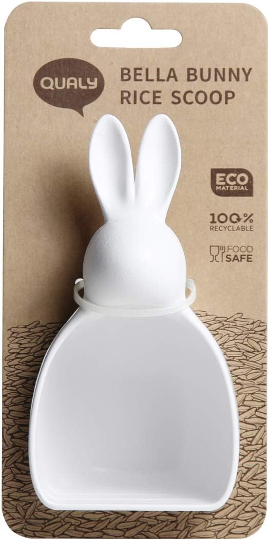 Quory 521714400 Rice Lightweight Cup, Measuring Cup, 6.1 fl oz (180 ml), With Graduations, Scandinavian, Rice Scoop, Rabbit, White, 2.8 x 2.6 x 5.3 inches (7 x 6.5 x 13.5 cm)